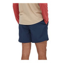Patagonia Men's Baggies Shorts - 5" Model Back Image in Tidepool Blue