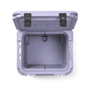 Yeti Roadie 48 Wheeled Cooler Top Open Image in Cosmic Lilac