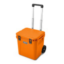 Yeti Roadie 48 Wheeled Cooler Image in King Crab Orange