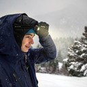 LuxPro Waterproof Multi-Color Ultralight LED Rechargeable Headlamp Model Image