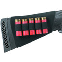 Buttstock Shell Holder Neoprene Black Shotgun 5 Loops