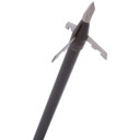 Wasp Archery 100 Grain Jak-Hammer SST 1 3/4" Mechanical Broadhead deployed image 2