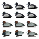 Topflight Diver Duck Decoys - 12 Pack