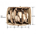 Rig'Em Right X-Large 6 Slot Decoy Bag Top Dimensions Image