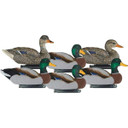 X-Treme Fully Flocked Mallard Duck Decoys, 6 Pack