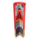 Inside of Shell Image of the Winchester 12 Gauge 2 3/4" 1600FPS Dear Season High Velocity Slugs.
