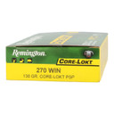 270 Winchester 130 Grain Core-Lokt Pointed Soft Point Rifle Ammunition, Box of 20