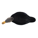 LIVE Flocked Full Body Black Duck Decoys