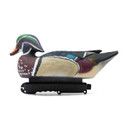 Flipped image of the LIVE Floating Wood Duck Decoys.