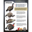 Higdon Hard Body Upright Hen Turkey Decoy Features Image