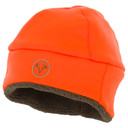 Image of the Drake Sherpa Silencer Beanie in Blaze Orange