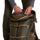 Sitka Mountain Hauler 2700 Hunting Pack Inside Storage Image in Deep Lichen