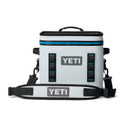 Yeti Hopper Flip 12 Soft Cooler Image in Fog Gray/Blue
