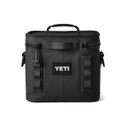 Yeti Hopper Flip 12 Soft Cooler Back Image in Black