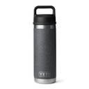 Yeti Rambler 18 oz. Water Bottle with Chug Cap Image in Black Stone