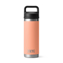 Yeti Rambler 18 oz. Water Bottle with Chug Cap Image in Peach