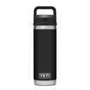 Yeti Rambler 18 oz. Water Bottle with Chug Cap Image in Black