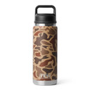 Yeti Rambler 26 oz. Water Bottle with Chug Cap Top Image in Wetlands Camo