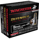 9 MM +P 124 Grain Defender Bonded Jacketed Hollow Point, Box of 20