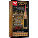 Rear box image of the Winchester 6.8mm Western162 Grain Extreme Point Copper Impact Rifle Ammunition