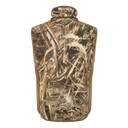 Drake Waterfowl Camo Windproof Tech Vest Back Image in Realtree Max 5.
