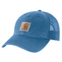 Carhartt Canvas Mesh Back Cap Image in Blue Lagoon