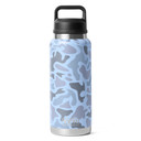 Rambler 36 oz. Water Bottle with Chug Cap Image in Blue Camo