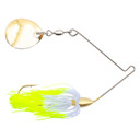 Rogers Micro Go-2 Spinnerbait Gold Image in White Chartreuse Tips