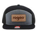 Rogers Leather Patch Flatbill Hat front image