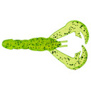 Strike King 4" Rage Craw 7 Pack - Chartreuse Pepper Variation