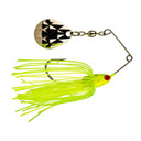 Strike King 1/8 oz. Mini-King Spinnerbait Image in Chartreuse Head Chartreuse Lime Skirt