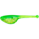 Strike King Mr. Crappie 2" ShadPole, 15 per Pack - Electric Lime Blue Ice