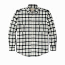 Filson Alaskan Guide Shirt in Cream Black Red Black