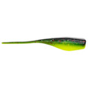 Strike King Mr. Crappie 2" Lightning Shad Image in Tuxedo Black Chartreuse