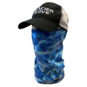 Glacier Universal Face Shield image in Blue Camo