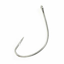 Image of the Eagle Claw Lazer Kahle Offset Hook in Nickel