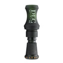 Duck Lander Calls Loud Timber Hand Cut Image in Dark Green