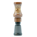 Duck Lander Calls Loud Timber Hand Cut Image in Golden Oak Pearl-Black Pearl
