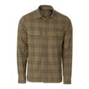 Banded Everglades Flannel Shirt Image in Spanish Moss