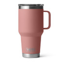 Yeti Rambler 30 oz. Travel Mug with Stronghold Lid Image in Sandstone Pink
