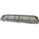 Drake Ghillie Ground Pit Blind with Adjustable Top - Old School Camo Realtree Max 7