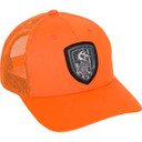 Americana Shield Patch Mesh Back Cap image in Blaze Orange