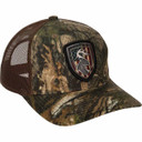 Americana Shield Patch Mesh Back Cap image in Mossy Oak DNA