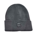 Under Armour Halftime Cuff Beanie Image in Pitch Gray-Black