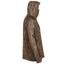 Image of Rogers Elite Chill Hoodie with Bug Protection in Mossy Oak Bottomland Side View
