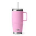 Yeti Rambler 25 oz. Mug with Straw Lid Image in Power Pink