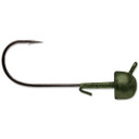 Half Moon Jig, 1/4 oz, Green Pumpkin, 4 Pack
