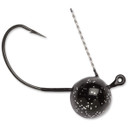 Wacky Weedless Jig, Black, 1/4 Oz, 4 Pack