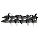 12 Pack Silhouette Canada Goose Flocked Heads And Tails