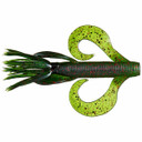 Yamamoto 4" Kreature, 7 Pack - Watermelon Black Red Flake